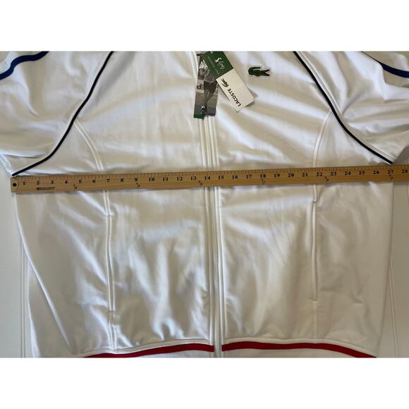 NWT Lacoste X Andy Roddick Tennis Full Zip Track Jacket Size 9 4XL NEW RARE - Picture 8 of 10